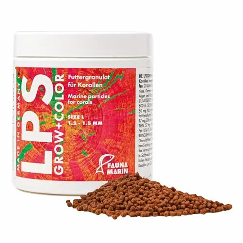 Корм Fauna Marin LPS Grow and Color L для кораллов, крупные пеллетсы 250 мл