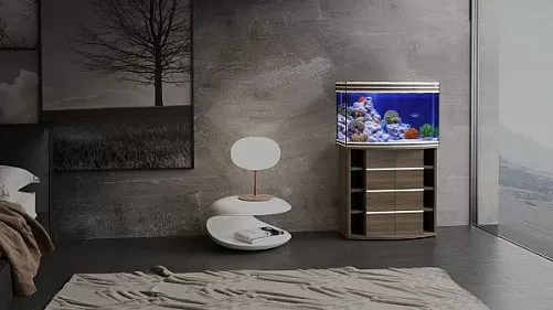 Аквариум Псевдоморе с тумбой STELLEX AQUA 135, 135 л, 81x41x132 см