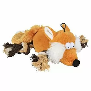 Игрушка TRIXIE «Лиса» с веревочными ногами, 34 см, плюш