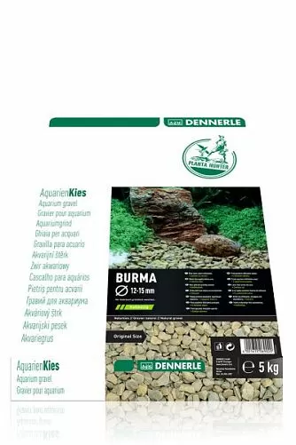 Dennerle Nature Gravel PlantaHunter Burma натуральный гравий для аквариума, фракция 12-15 мм, 5 кг