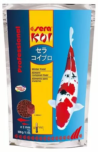 Sera KOI Professional Winter зимний корм для кои и других прудовых рыб, 500 г