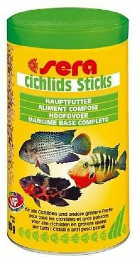 Sera CICHLIDs Sticks основной корм для цихлид, палочки 500 мл Sera CICHLIDs Sticks основной корм для цихлид, палочки 500 мл