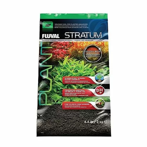 Питательный субстрат Fluval Stratum для пресных аквариумов, 2 кг