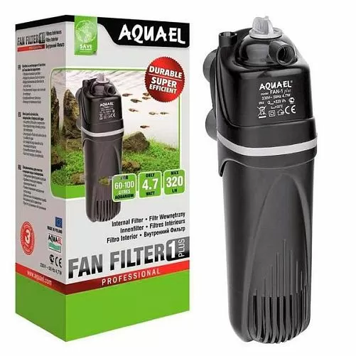 Фильтр внутренний Aquael FAN-1 plus для аквариума до 100 л, 320 л/ч