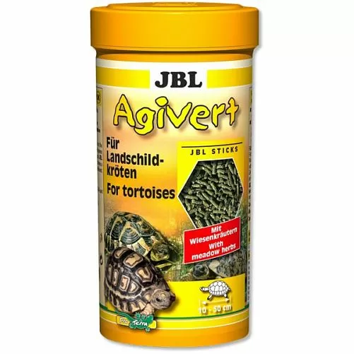 Основной корм JBL Agivert для сухопутных черепах 10-50 см, палочки 1 л