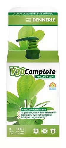 Удобрение Dennerle V30 Complete профессиональное высококонцентрированное, 250 мл Удобрение Dennerle V30 Complete профессиональное высококонцентрированное, 250 мл