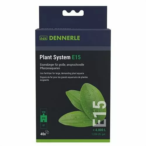 Добавка железа Dennerle Plant System E15 профессиональная высококонцентрированная, 40 таблеток