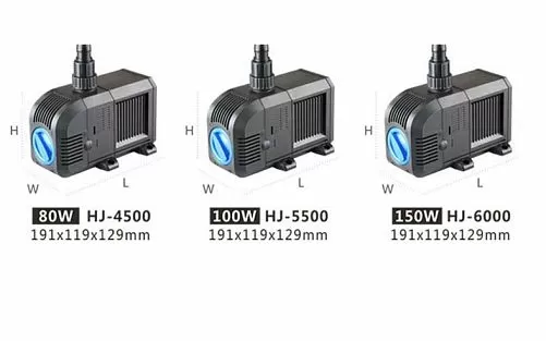 Помпа мультифунциональная SUNSUN HJ-6000 с керамическим валом, 150 Вт, 6000 л/ч, подъем воды 4 м