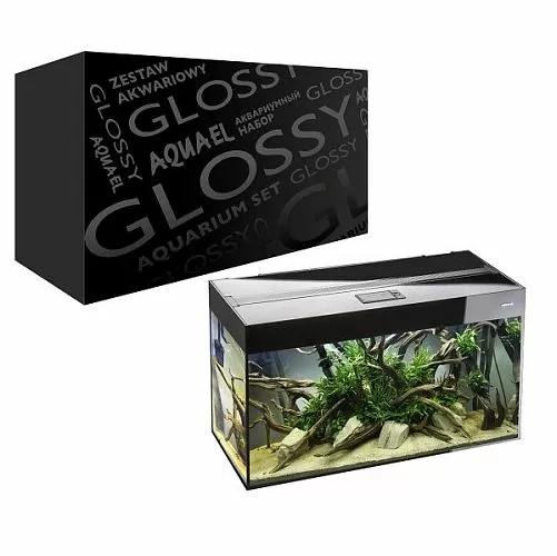 Аквариум Aquael GLOSSY 150 D&N, черный, 405 л