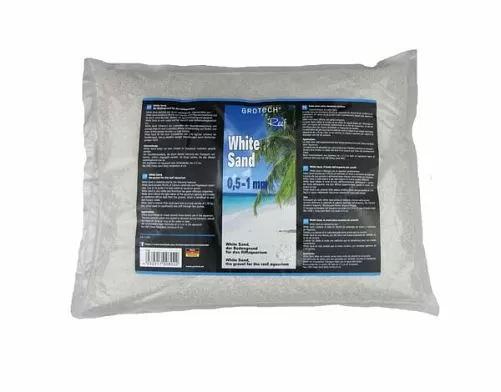 Грунт GROTECH White Sand для рифового аквариума, 0,5-1 мм, 9,5кг Грунт GROTECH White Sand для рифового аквариума, 0,5-1 мм, 9,5кг