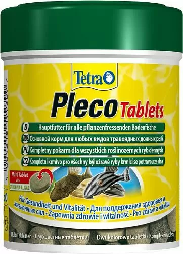 Корм Tetra PlecoTablets для травоядных сомов, 150 мл, 275 таблеток Корм Tetra PlecoTablets для травоядных сомов, 150 мл, 275 таблеток