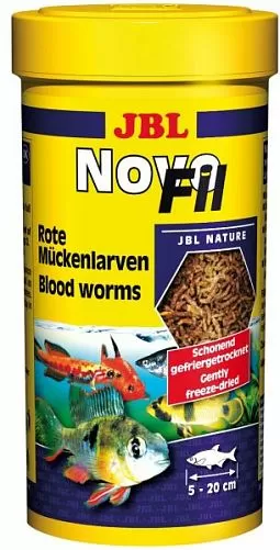 JBL NovoFil личинки красного комара, высушенные по технологии вакуумной заморозки, 250 мл JBL NovoFil личинки красного комара, высушенные по технологии вакуумной заморозки, 250 мл